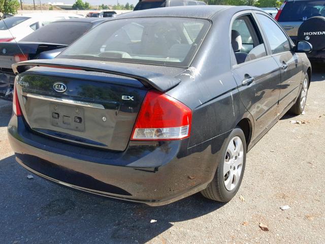 KNAFE122175485808 - 2007 KIA SPECTRA EX BLACK photo 4