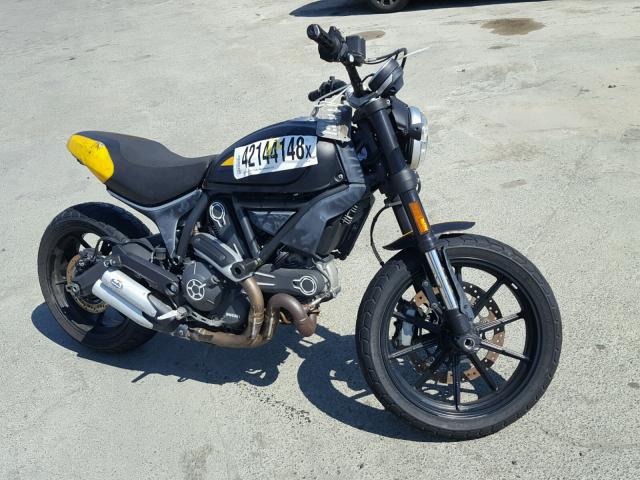 ML015ANM3FT004199 - 2015 DUCATI SCRAMBLER BLACK photo 1