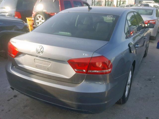 1VWAT7A3XFC027028 - 2015 VOLKSWAGEN PASSAT S GRAY photo 4