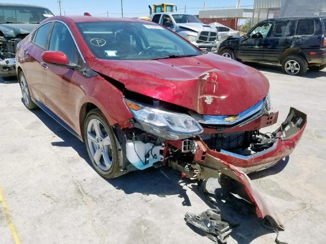 1G1RC6S50KU115289 - 2019 CHEVROLET VOLT LT RED photo 1