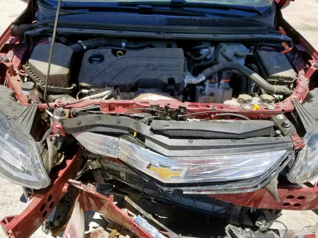 1G1RC6S50KU115289 - 2019 CHEVROLET VOLT LT RED photo 7