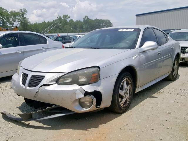 2G2WP522X41152898 - 2004 PONTIAC GRAND PRIX GRAY photo 2