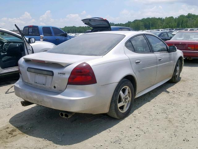 2G2WP522X41152898 - 2004 PONTIAC GRAND PRIX GRAY photo 4