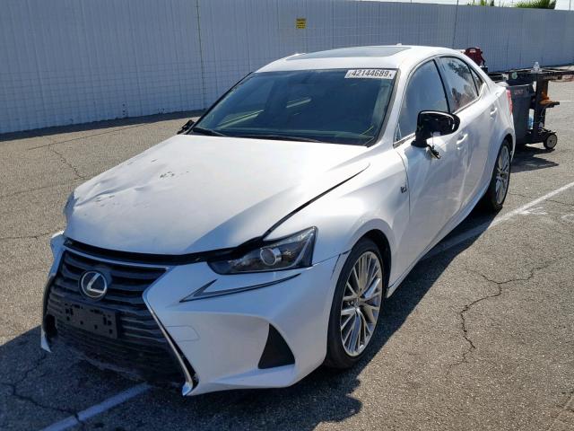 JTHBA1D20H5051809 - 2017 LEXUS IS 200T WHITE photo 2