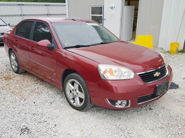 1G1ZU53876F201354 - 2006 CHEVROLET MALIBU LTZ მუქწითელი ფოტო 1