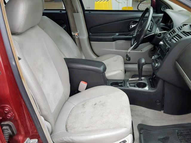 1G1ZU53876F201354 - 2006 CHEVROLET MALIBU LTZ მუქწითელი ფოტო 5