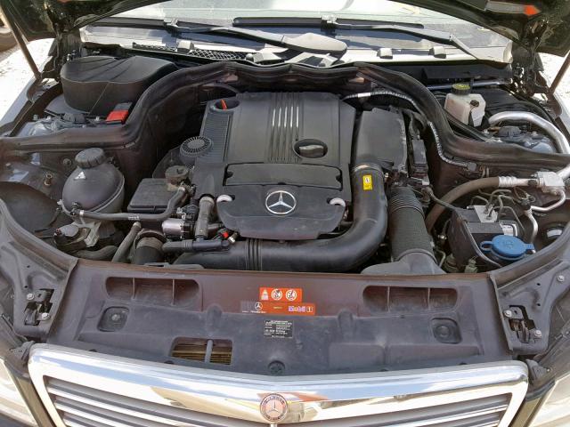 WDDGF4HB8CA600893 - 2012 MERCEDES-BENZ C 250 BLACK photo 7