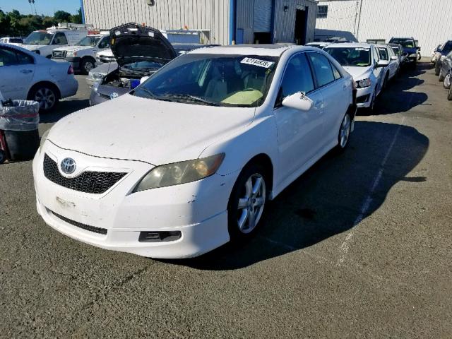 4T1BE46K47U527368 - 2007 TOYOTA CAMRY NEW WHITE photo 2