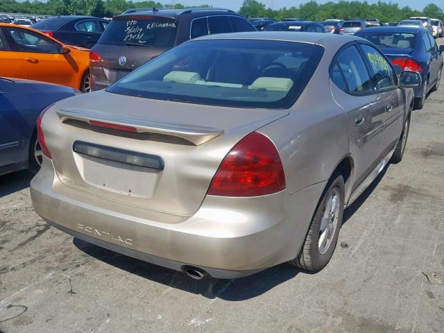 2G2WP522651168582 - 2005 PONTIAC GRAND PRIX GOLD photo 4