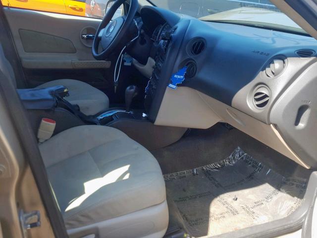 2G2WP522651168582 - 2005 PONTIAC GRAND PRIX GOLD photo 5