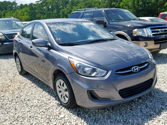 KMHCT4AE6GU078030 - 2016 HYUNDAI ACCENT SE SILVER photo 1