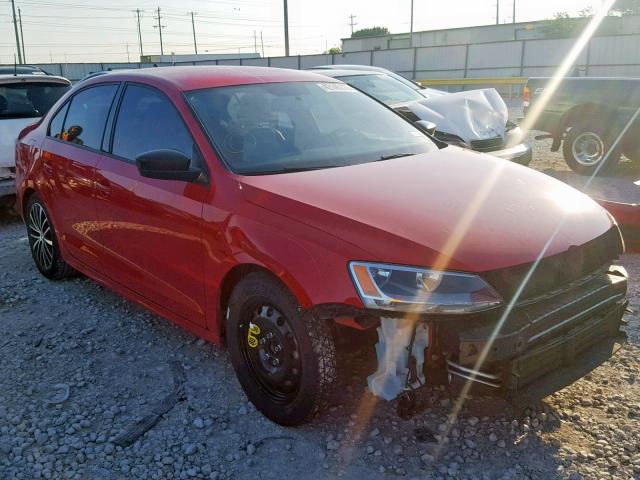 3VWD17AJXGM270338 - 2016 VOLKSWAGEN JETTA SPOR RED photo 1