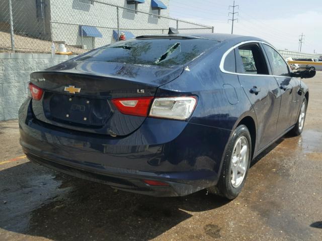 1G1ZB5ST4GF309945 - 2016 CHEVROLET MALIBU LS 蓝色 照片 4