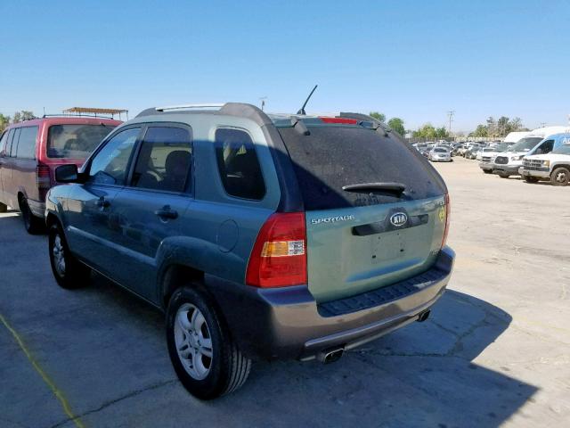 KNDJF723X67157330 - 2006 KIA NEW SPORTA GREEN photo 3