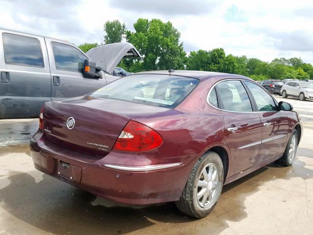 2G4WD582161307610 - 2006 BUICK LACROSSE C PURPLE photo 4