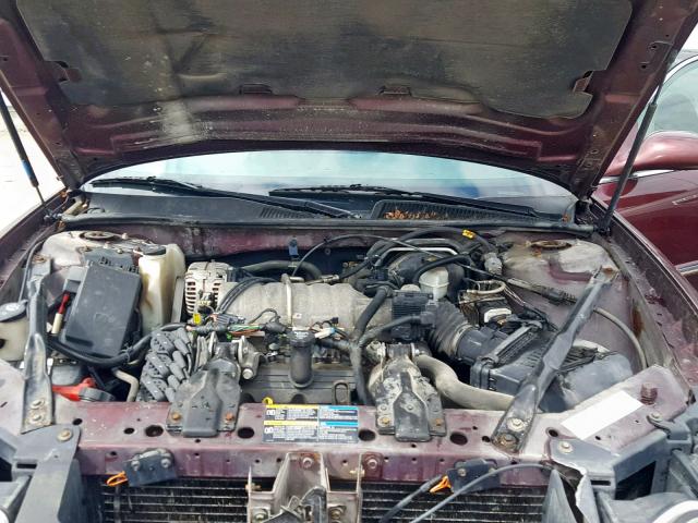 2G4WD582161307610 - 2006 BUICK LACROSSE C PURPLE photo 7