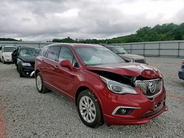 LRBFXBSAXHD098125 - 2017 BUICK ENVISION E RED photo 1