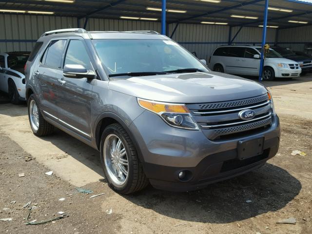 1FMHK8F89CGA95416 - 2012 FORD EXPLORER L GRAY photo 1