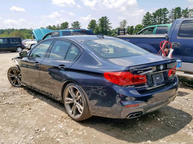 WBAJB9C57KB288534 - 2019 BMW M550XI BLACK photo 3
