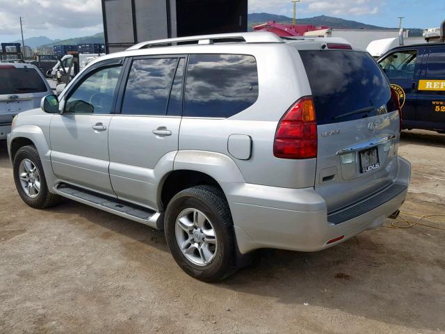 JTJBT20X840050513 - 2004 LEXUS GX 470 SILVER photo 3