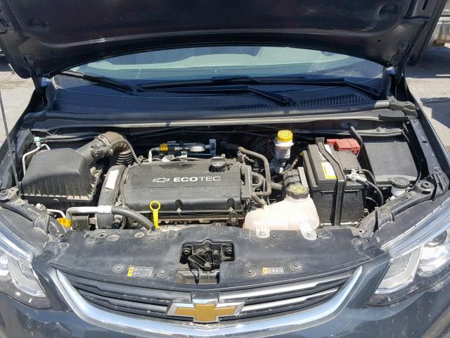 1G1JA5SH8H4163929 - 2017 CHEVROLET SONIC LS GRAY photo 7