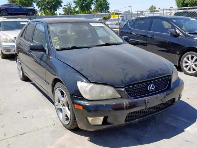 JTHBD192820062254 - 2002 LEXUS IS 300 BLACK photo 1