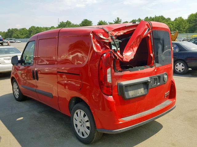 ZFBERFBT7G6A97779 - 2016 RAM PROMASTER 红色 照片 3