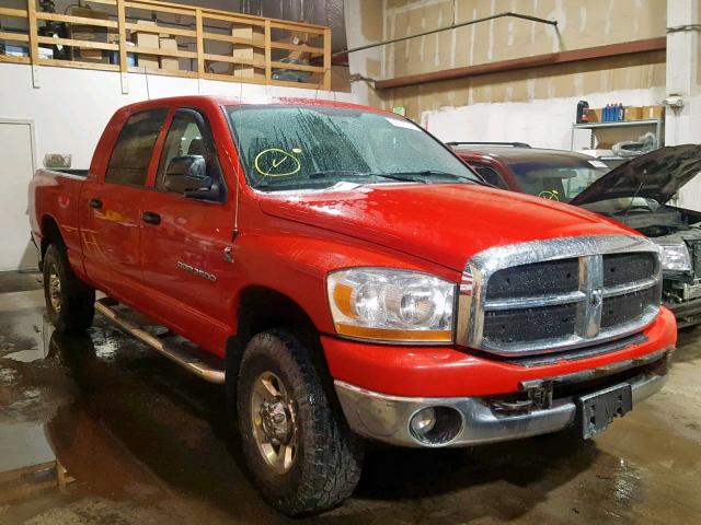 3D7KS29C96G278773 - 2006 DODGE RAM 2500 RED photo 1