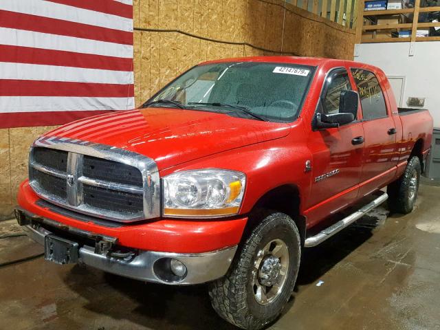 3D7KS29C96G278773 - 2006 DODGE RAM 2500 RED photo 2