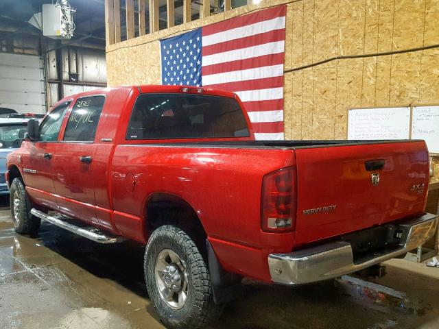 3D7KS29C96G278773 - 2006 DODGE RAM 2500 RED photo 3