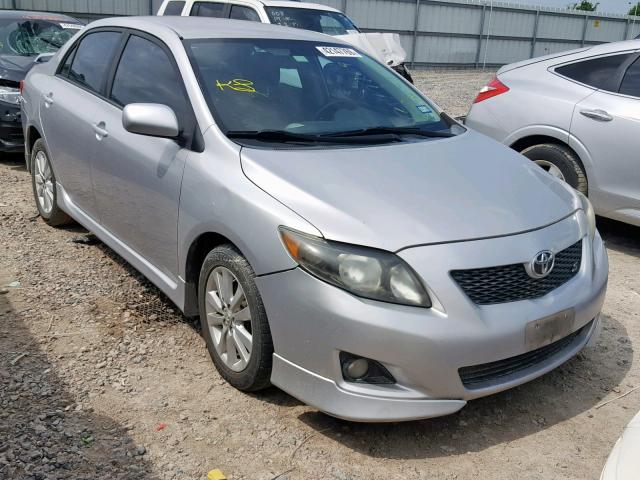 2T1BU4EE2AC411528 - 2010 TOYOTA COROLLA BA SILVER photo 1