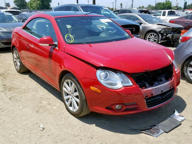 WVWFA71F77V029706 - 2007 VOLKSWAGEN EOS 2.0T L RED photo 1