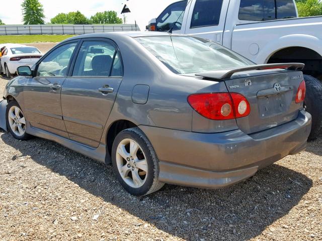 2T1BY32E65C348412 - 2005 TOYOTA COROLLA XR GRAY photo 3