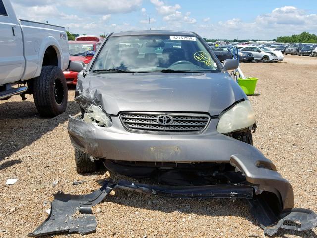 2T1BY32E65C348412 - 2005 TOYOTA COROLLA XR GRAY photo 9