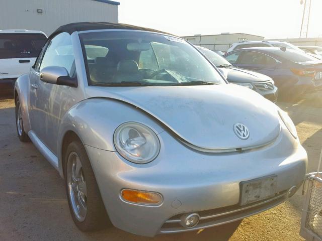 3VWCD21Y33M325452 - 2003 VOLKSWAGEN NEW BEETLE SILVER photo 1