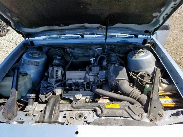 1G4AG54N5N6453212 - 1992 BUICK CENTURY SP BLUE photo 7