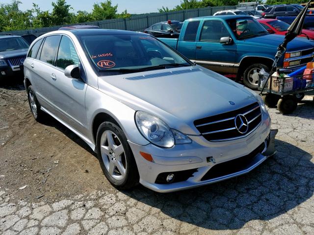 4JGCB6FE5AA110255 - 2010 MERCEDES-BENZ R 350 4MAT SILVER photo 1