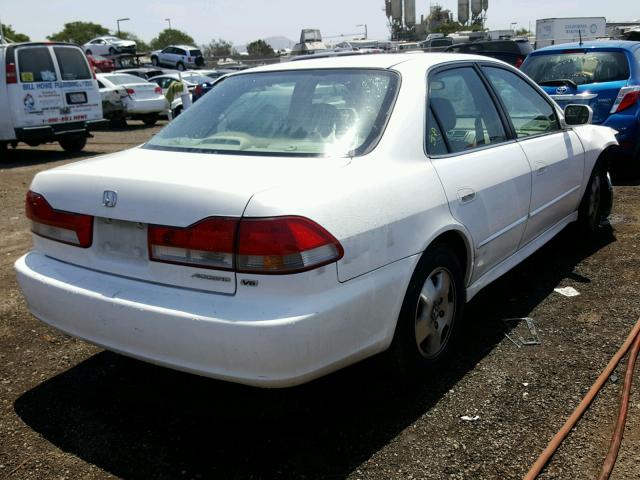 1HGCG16541A052780 - 2001 HONDA ACCORD EX WHITE photo 4