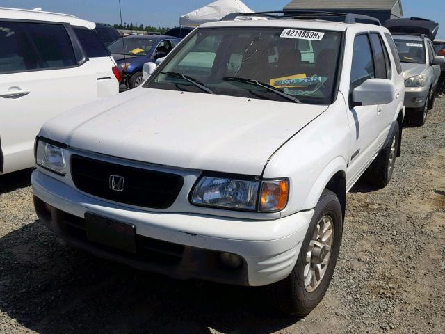 4S6DM58W714405197 - 2001 HONDA PASSPORT E WHITE photo 2