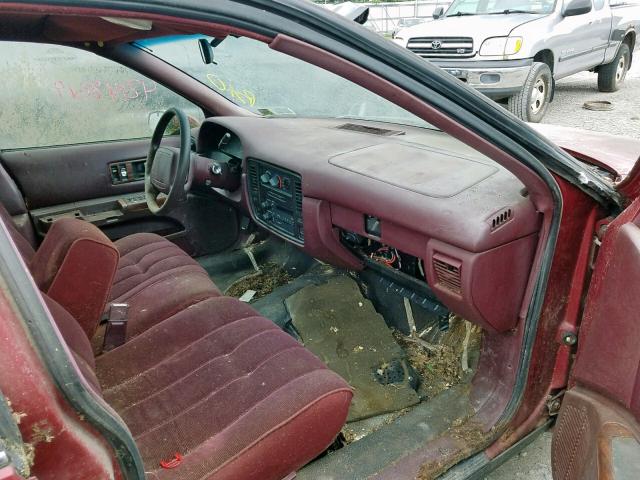 1G1BL52W9RR187206 - 1994 CHEVROLET CAPRICE CL RED photo 5
