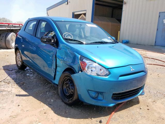 ML32A3HJ8FH038433 - 2015 MITSUBISHI MIRAGE DE BLUE photo 1