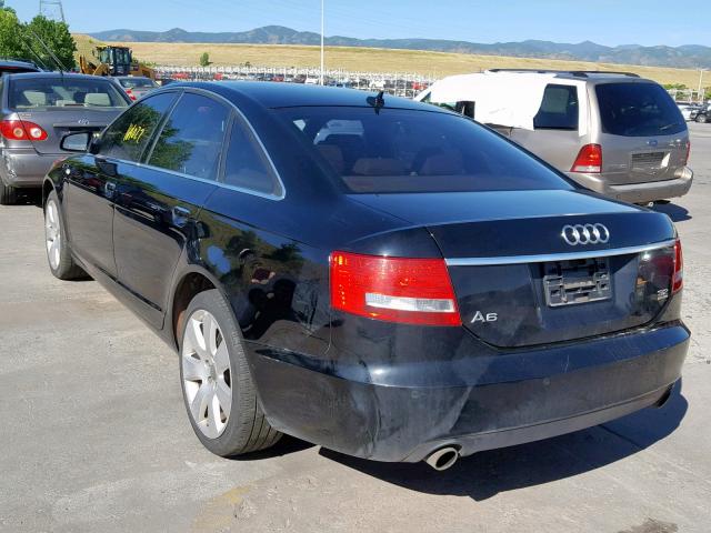 WAUDH74F77N038773 - 2007 AUDI A6 3.2 QUA BLACK photo 3