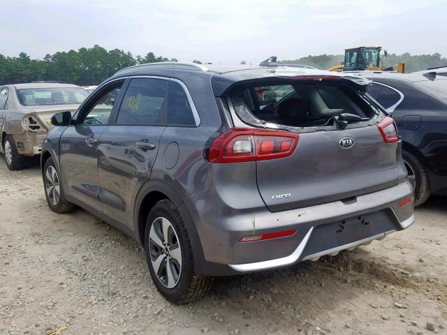 KNDCC3LC3H5036131 - 2017 KIA NIRO EX GRAY photo 3