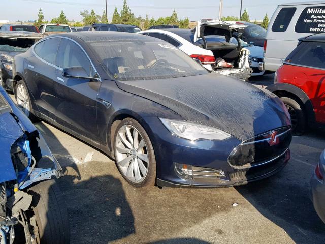 5YJSA1CP3DFP05693 - 2013 TESLA MODEL S BLUE photo 1