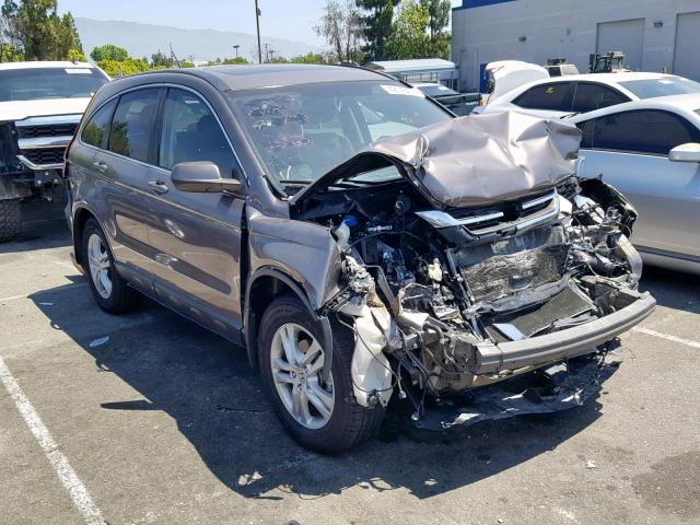 5J6RE3H7XBL047365 - 2011 HONDA CR-V EXL BROWN photo 1