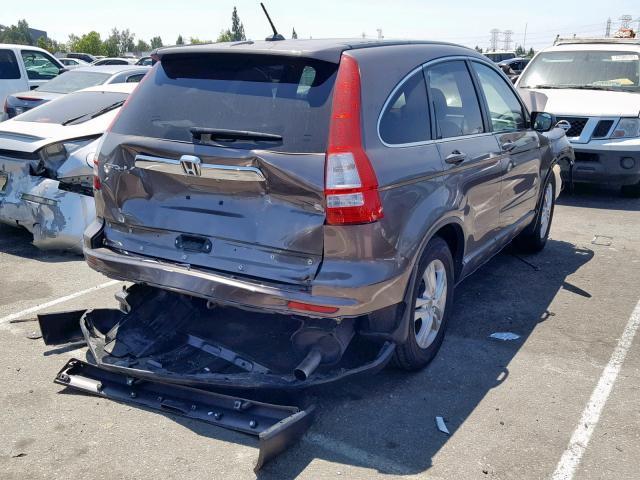 5J6RE3H7XBL047365 - 2011 HONDA CR-V EXL BROWN photo 4