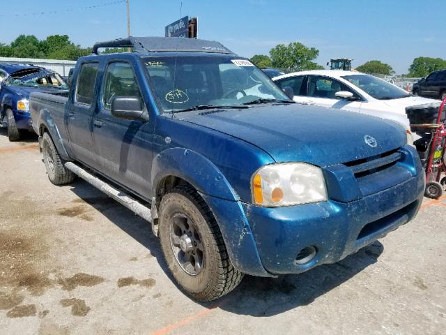 1N6ED29X93C470209 - 2003 NISSAN FRONTIER C GREEN photo 1