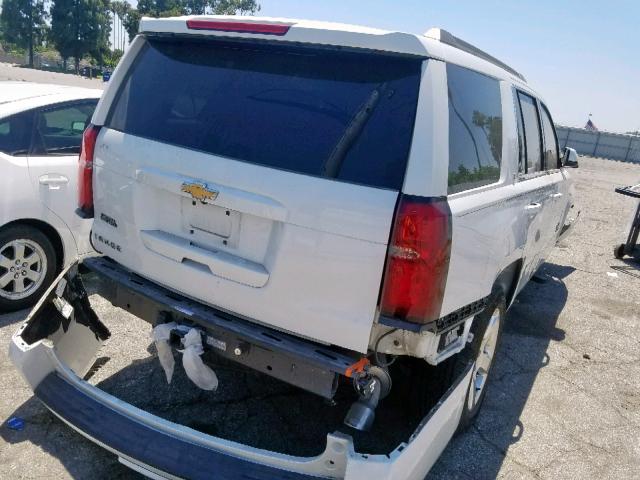 1GNSCBKC0GR243694 - 2016 CHEVROLET TAHOE C150 WHITE photo 4