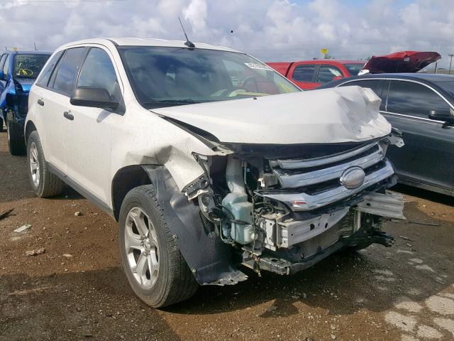 2FMDK4GC2DBA17921 - 2013 FORD EDGE SE WHITE photo 1