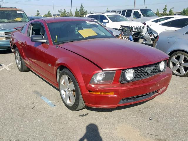 1ZVHT82H265150597 - 2006 FORD MUSTANG GT RED photo 1